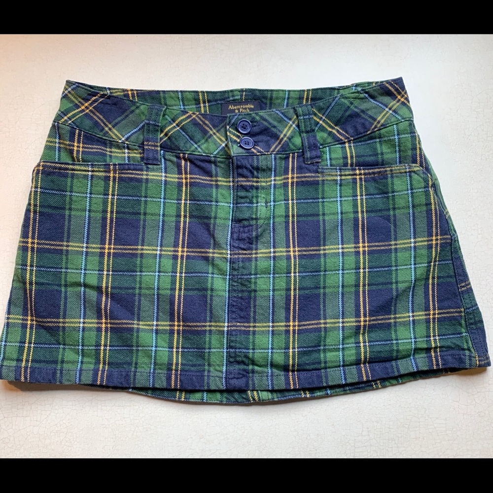 Abercrombie & Fitch vintage plaid skirt